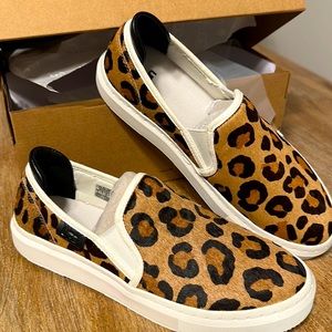 UGG leopard slip ons
